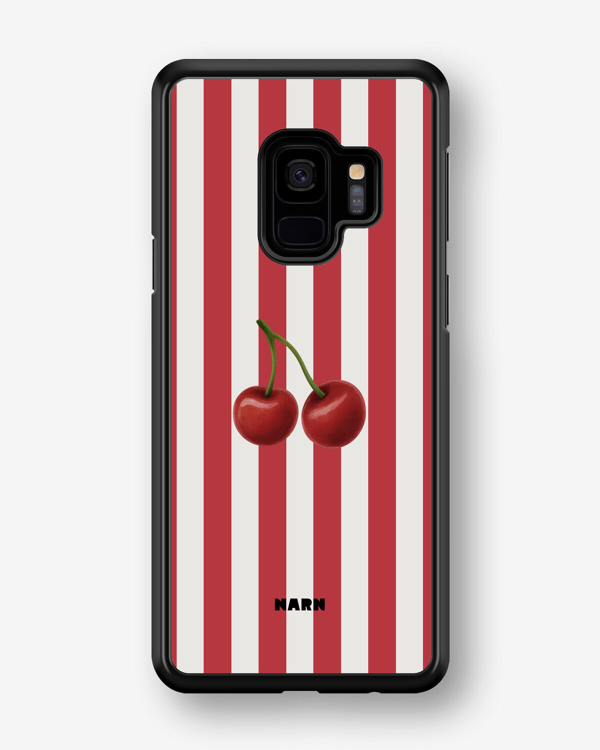 Samsung Galaxy S9 Hard Case – Cherry Stripes - View 1