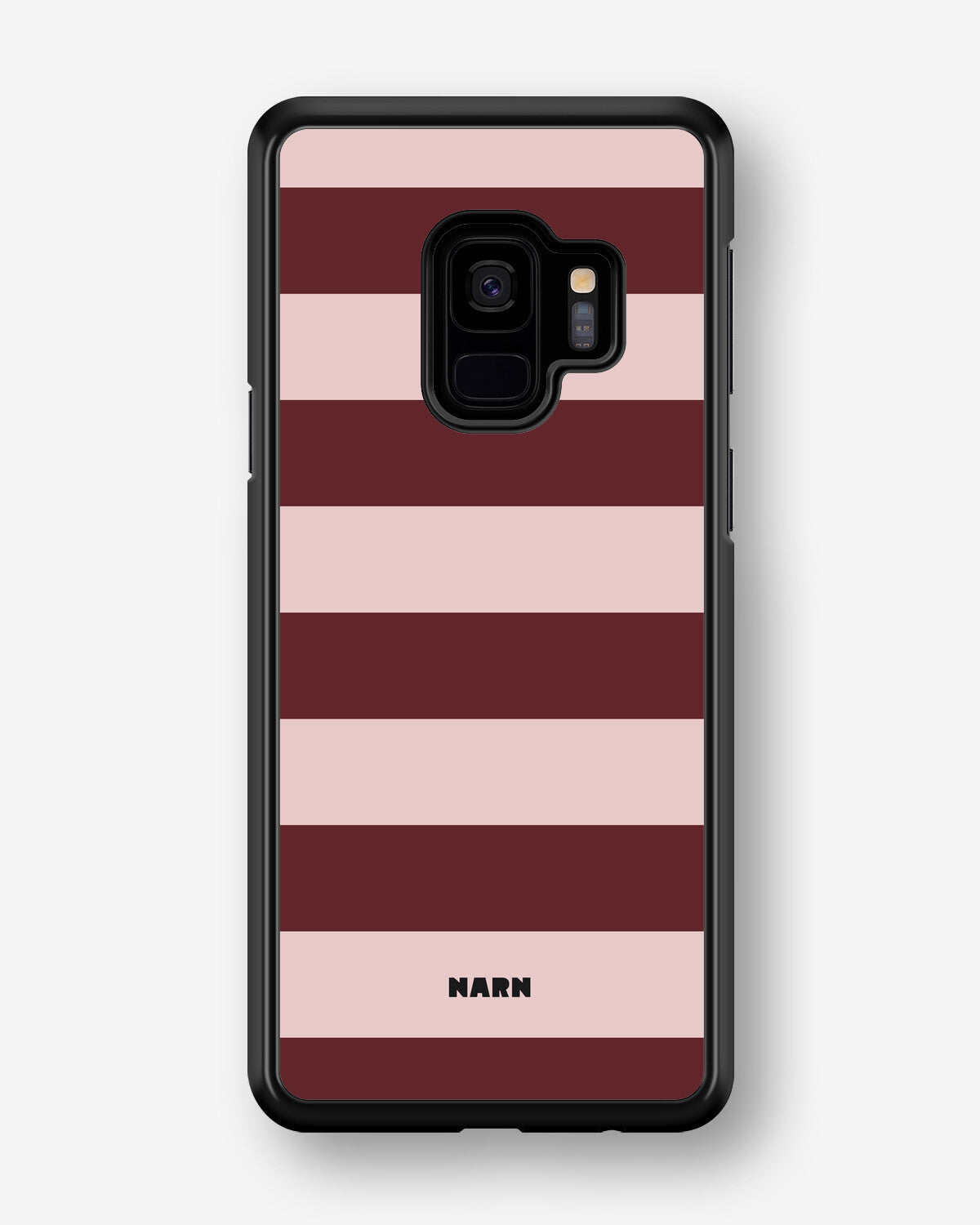 Samsung Galaxy S9 Hard Case – Cranberry Stripe - View 1