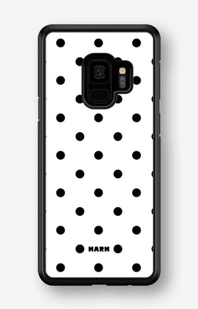 Samsung Galaxy S9 Hard Case – Mono Dots - View 1