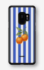 Samsung Galaxy S9 Hard Case – Orange Stripes - View 1
