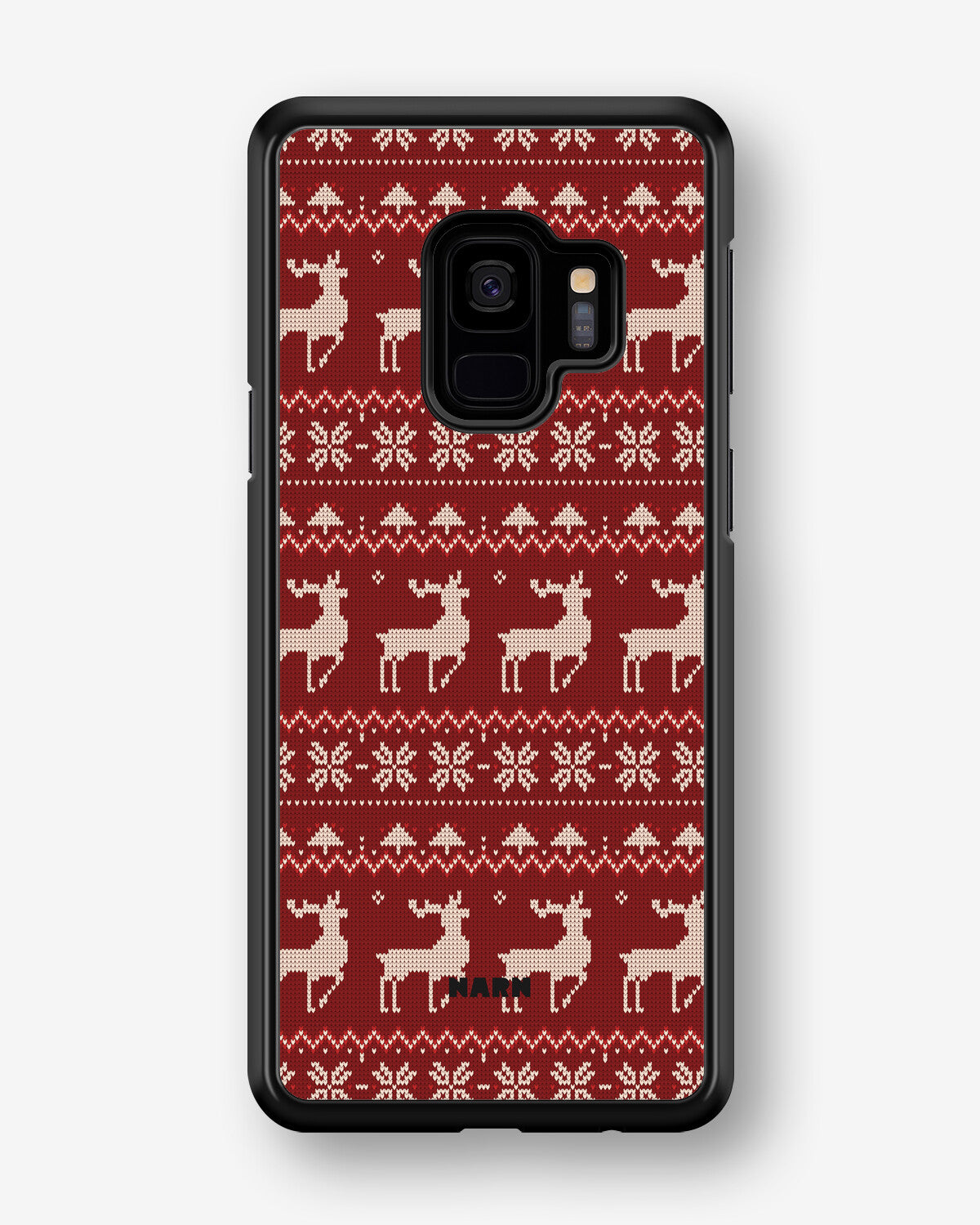 Samsung Galaxy S9 Hard Case – Reindeer Knit - View 1