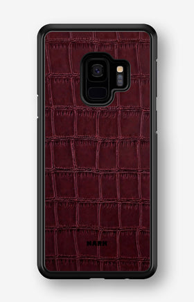 Samsung Galaxy S9 Hard Case – Rouge Croc - View 1