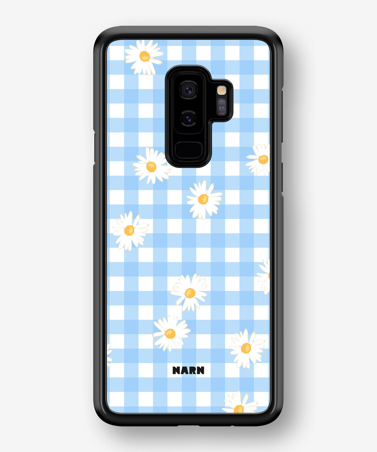 Samsung Galaxy S9 Plus Hard Case – Blue Daisies - View 1