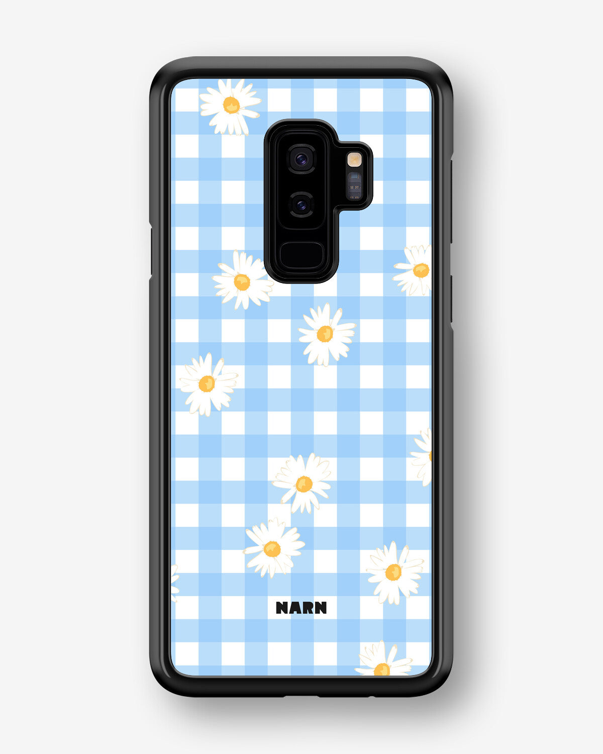 Samsung Galaxy S9 Plus Hard Case – Blue Daisies - View 1