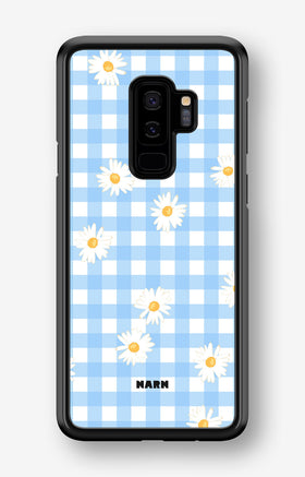 Samsung Galaxy S9 Plus Hard Case – Blue Daisies - View 1