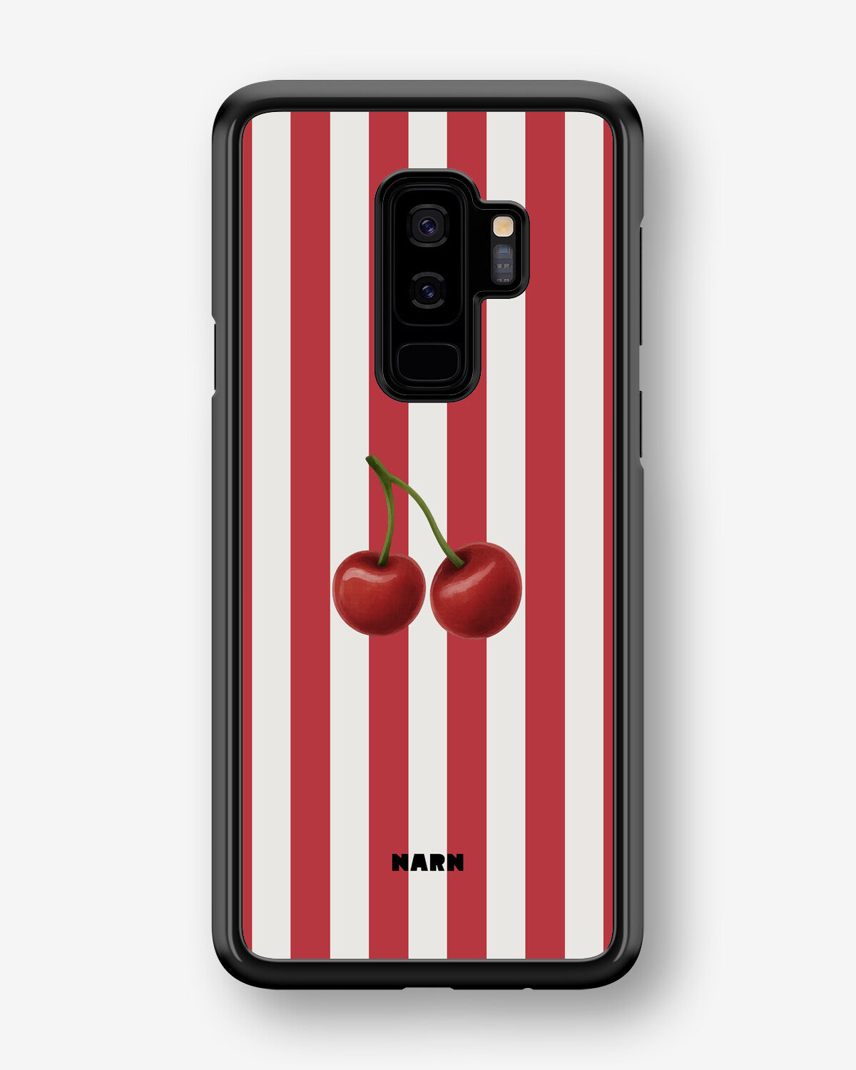 Samsung Galaxy S9 Plus Hard Case – Cherry Stripes - View 1