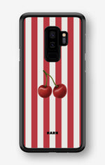 Samsung Galaxy S9 Plus Hard Case – Cherry Stripes - View 1