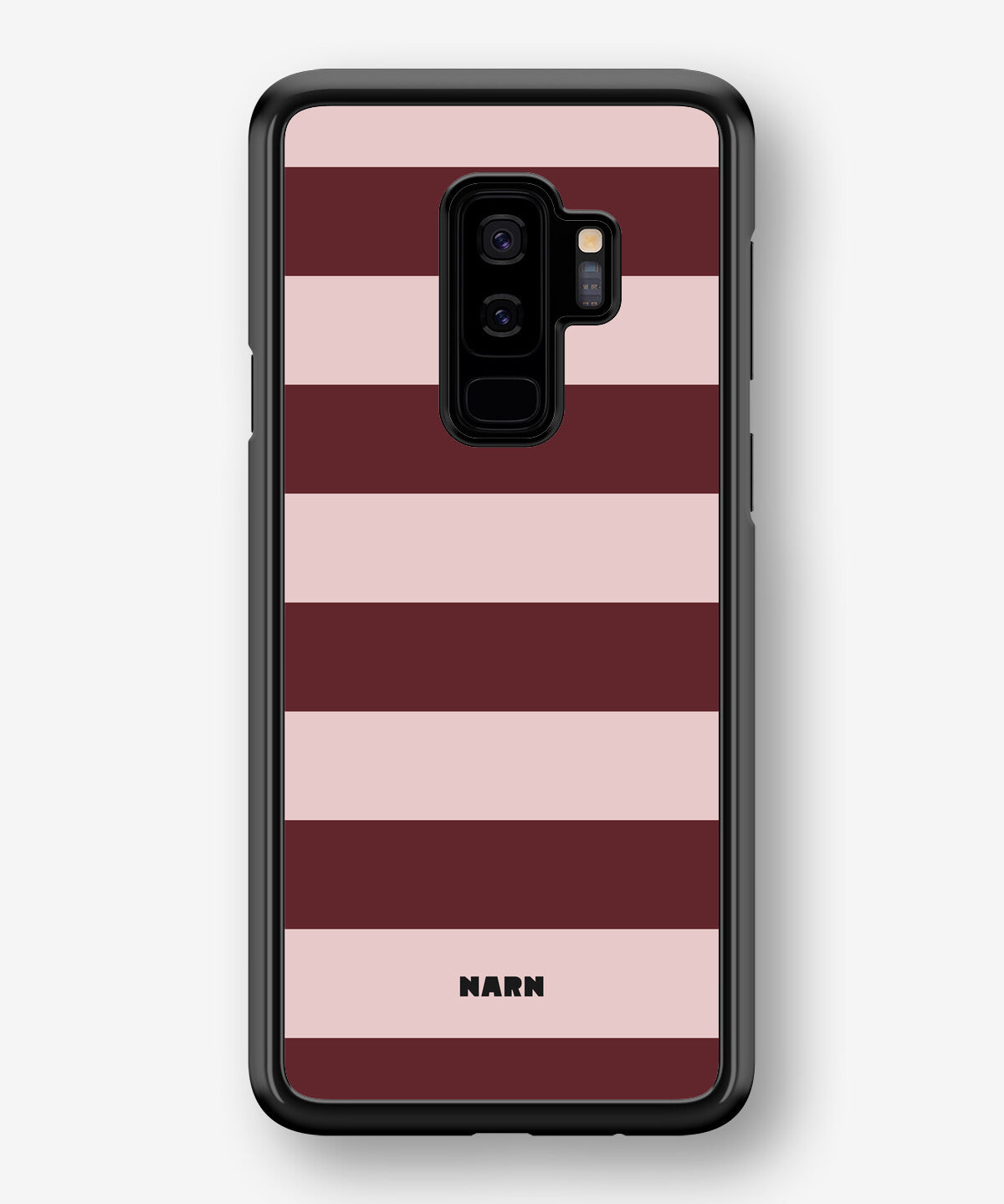 Samsung Galaxy S9 Plus Hard Case – Cranberry Stripe - View 1