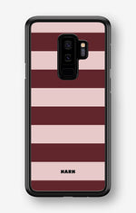 Samsung Galaxy S9 Plus Hard Case – Cranberry Stripe - View 1