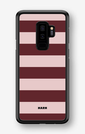 Samsung Galaxy S9 Plus Hard Case – Cranberry Stripe - View 1