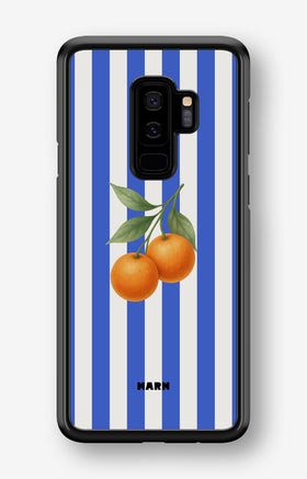 Samsung Galaxy S9 Plus Hard Case – Orange Stripes - View 1