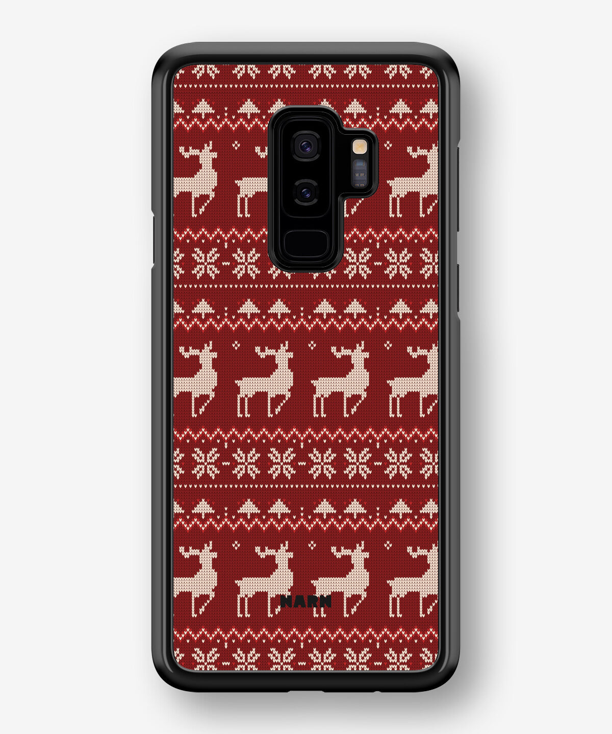 Samsung Galaxy S9 Plus Hard Case – Reindeer Knit - View 1