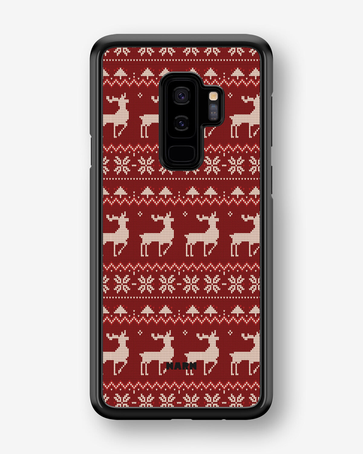 Samsung Galaxy S9 Plus Hard Case – Reindeer Knit - View 1