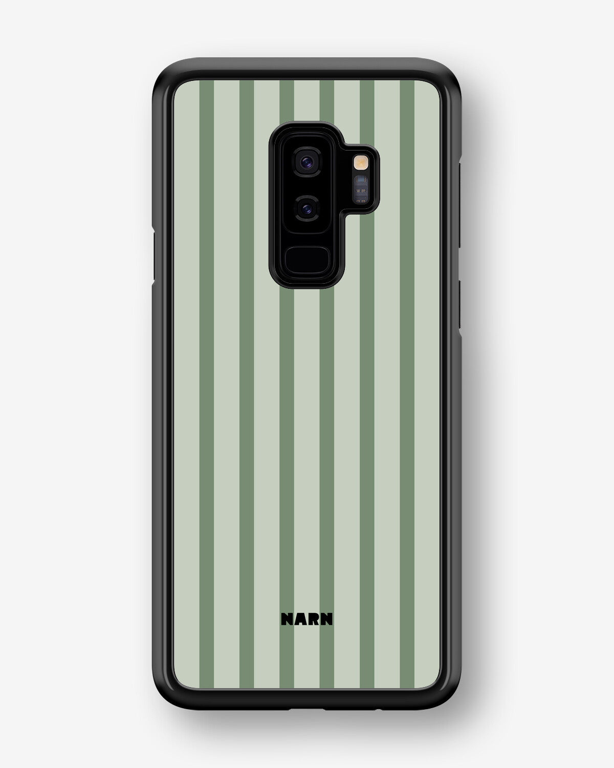 Samsung Galaxy S9 Plus Hard Case – Sage Stripes - View 1