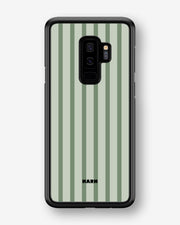 Samsung Galaxy S9 Plus Hard Case – Sage Stripes - View 1