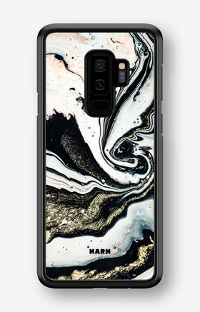 Samsung Galaxy S9 Plus Hard Case – Golden Swirl - View 1