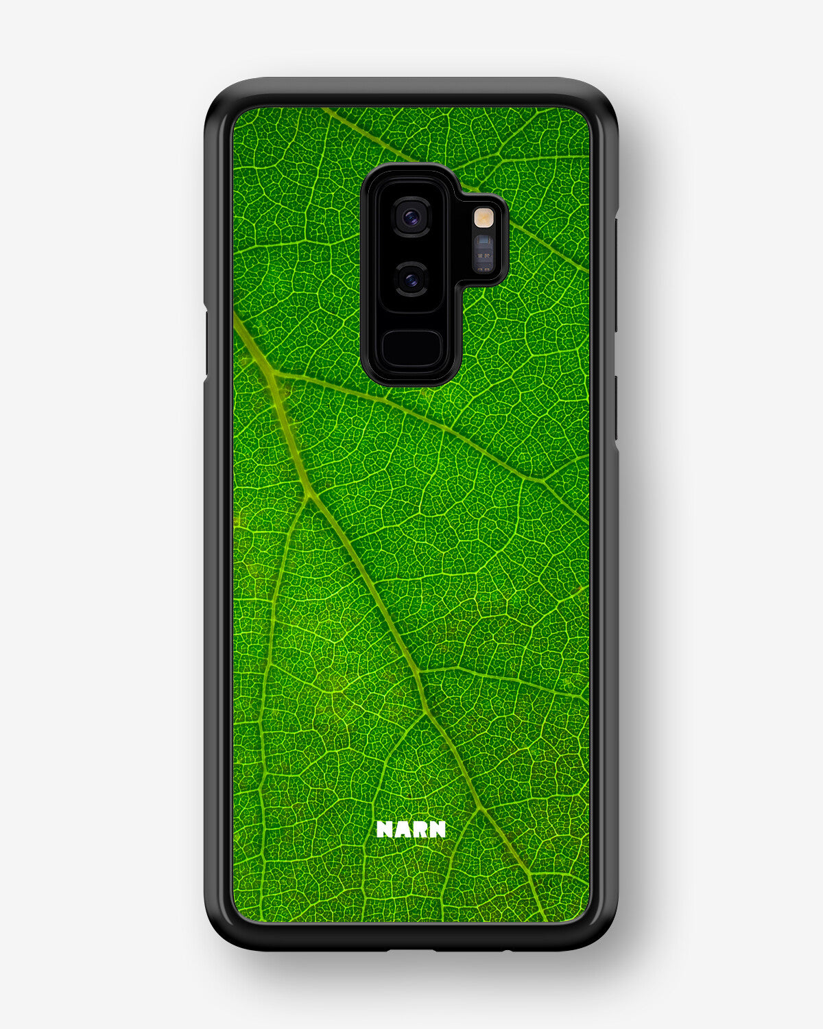 Samsung Galaxy S9 Plus Hard Case – Green Leafy - View 1