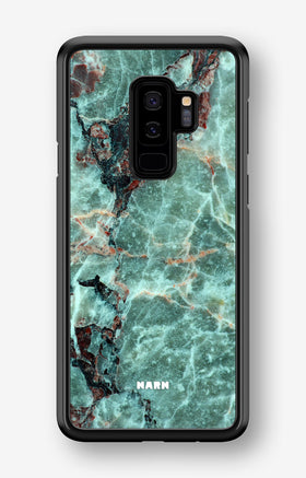 Samsung Galaxy S9 Plus Hard Case – Green Marble - View 1