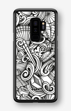 Samsung Galaxy S9 Plus Hard Case – Japanese Pattern - View 1
