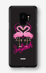 Samsung Galaxy S9 Hard Case – Beach Flamingo - View 1
