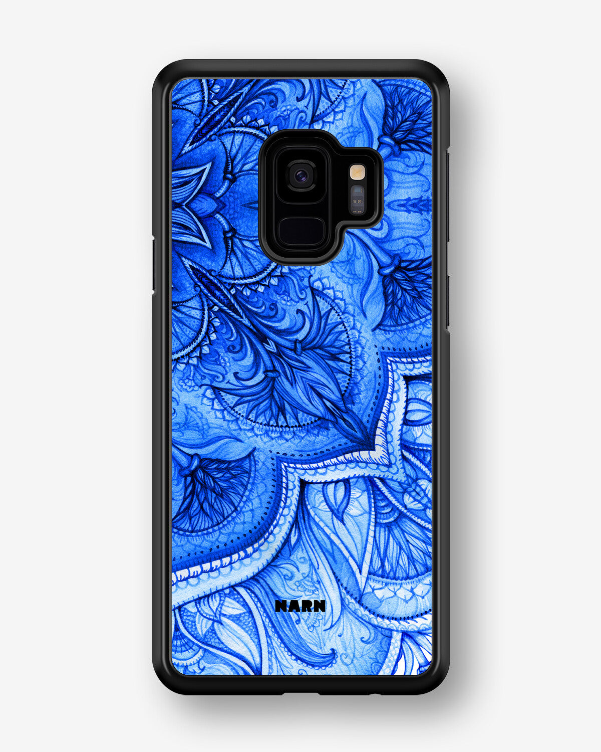 Samsung Galaxy S9 Hard Case – Blue Vintage - View 1