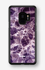 Samsung Galaxy S9 Hard Case – Purple Marble - View 1