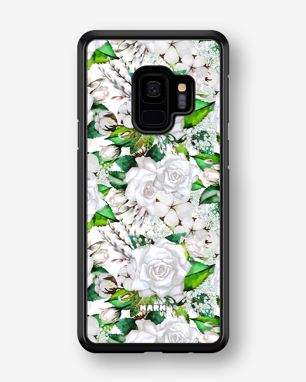 Samsung Galaxy S9 Hard Case – White Bloom - View 1