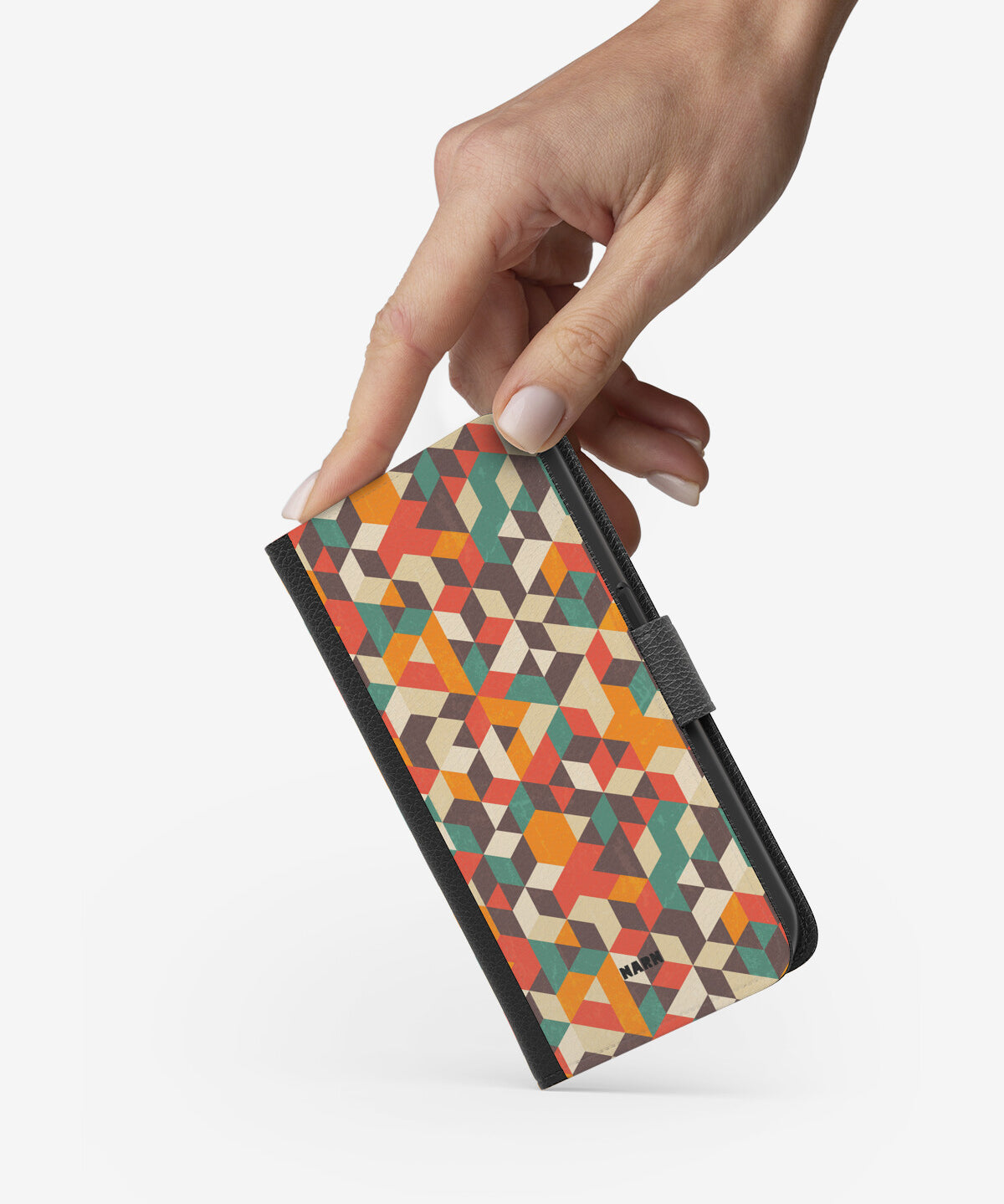 Sony Xperia 1 II Wallet Case - Retro Geometric - View 2
