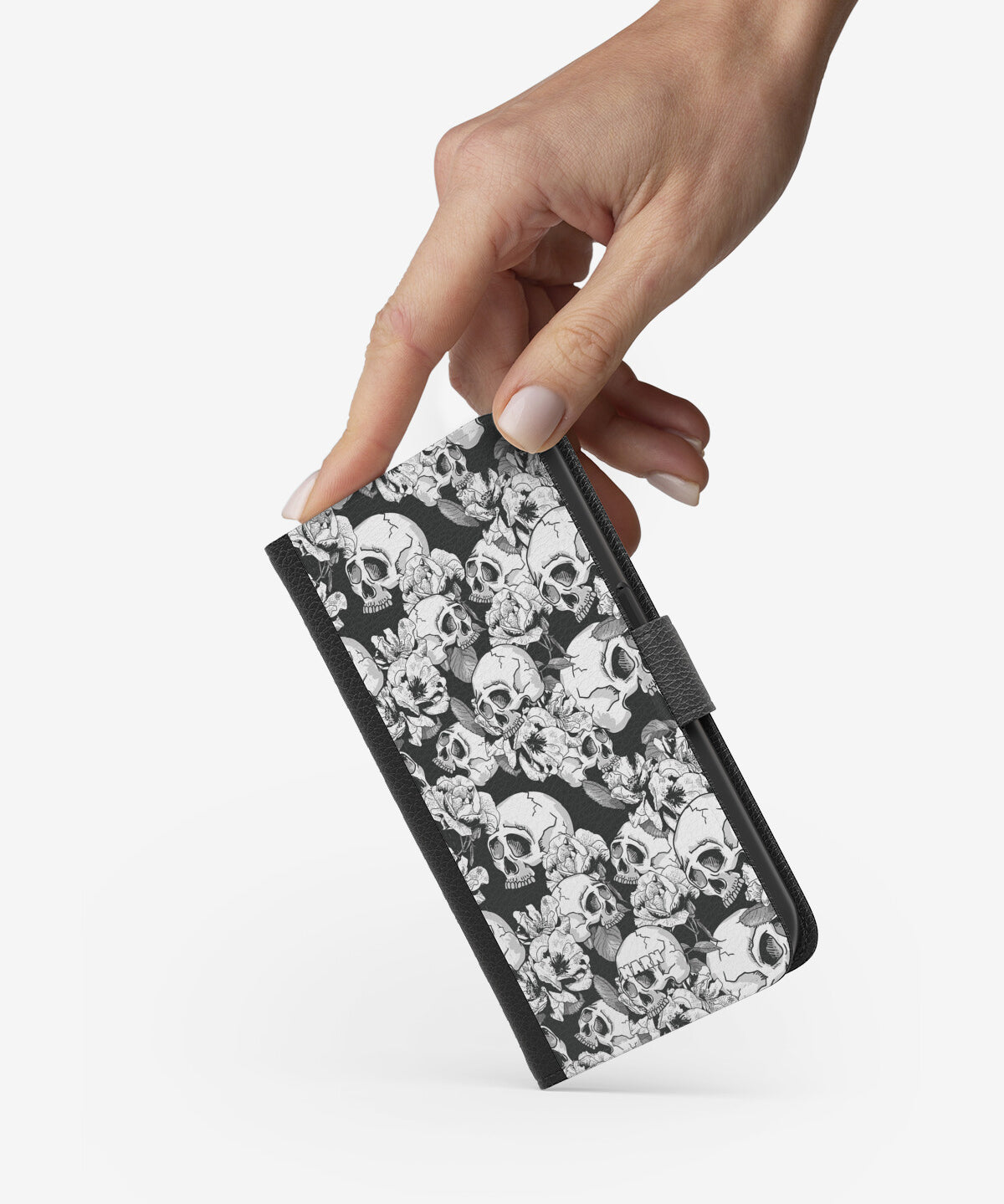 Sony Xperia 1 II Wallet Case - Skull Garden - View 2