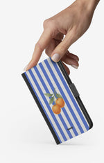 Sony Xperia 1 VI Wallet Case - Orange Stripes - View 2