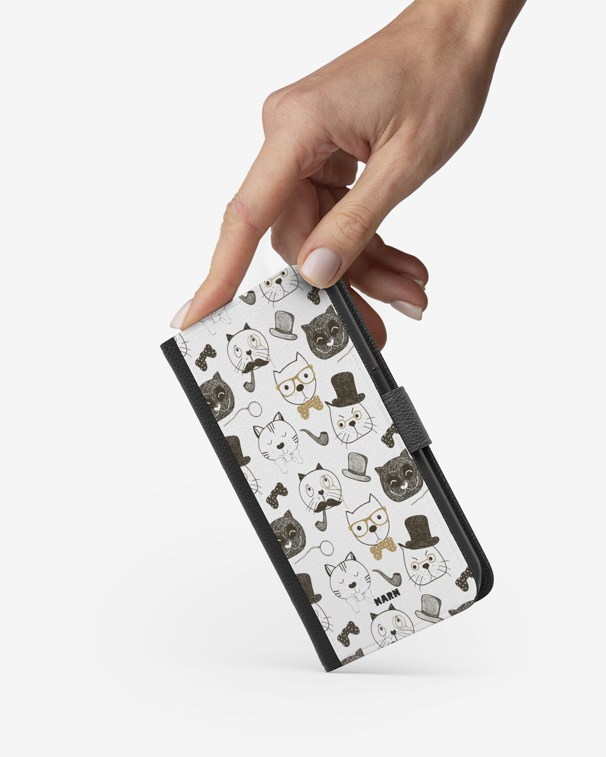 Sony Xperia 5 II Wallet Case - Cartoon Cats - View 2