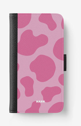Sony Xperia 5 III Wallet Case - Pink Moo - View 1