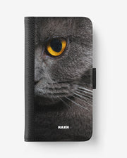 Sony Xperia XZ2 Compact Wallet Case - Cat's Eye - View 1