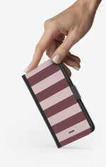 Xiaomi 13 Pro Wallet Case - Cranberry Stripe - View 2