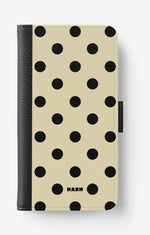 Xiaomi Redmi 12C Wallet Case - Honey Dots - View 1