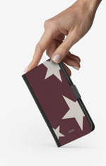 Xiaomi Redmi Note 12 Pro 5G Wallet Case - Rouge Star - View 2